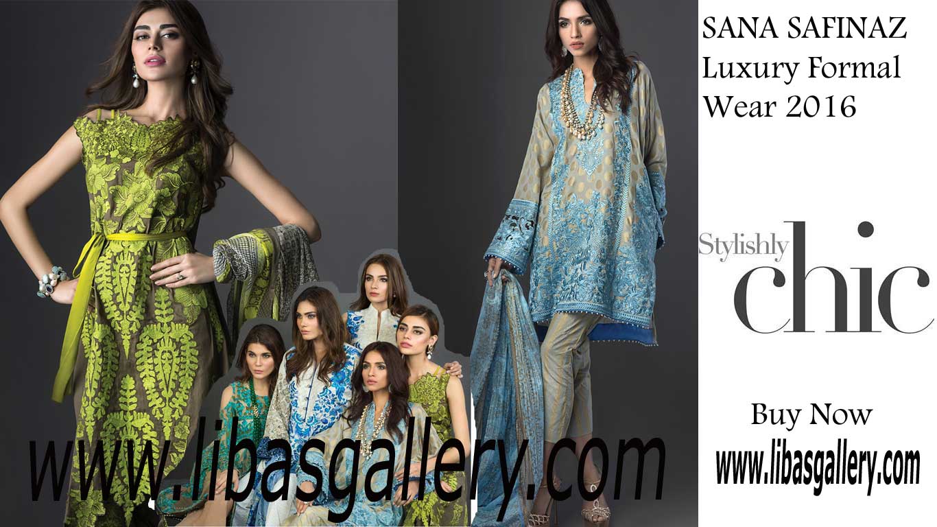 SANA SAFINAZ luxury formal wear 2016 stitched Embroidered Suits, SANA SAFINAZ Manufacturers, SANA SAFINAZ Suppliers SANA SAFINAZ Exporters Online
